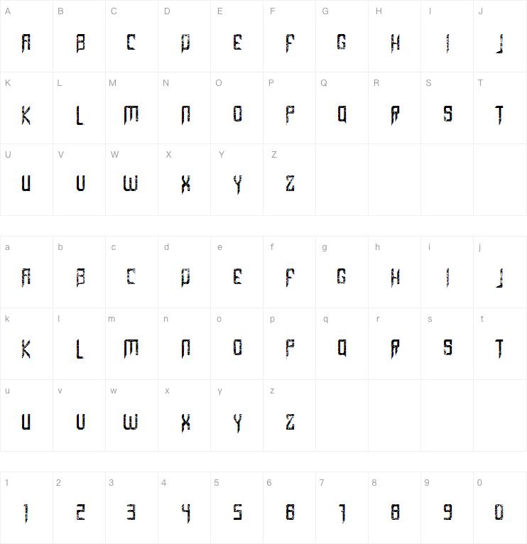Capella (Rock) III字体
