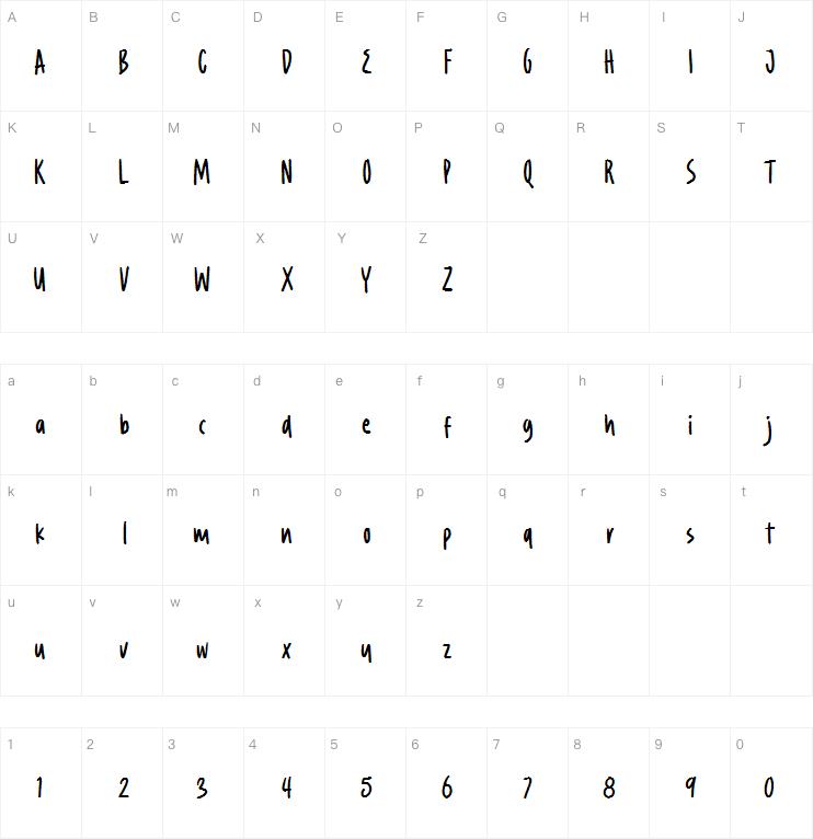 Caramel Chestnut字体