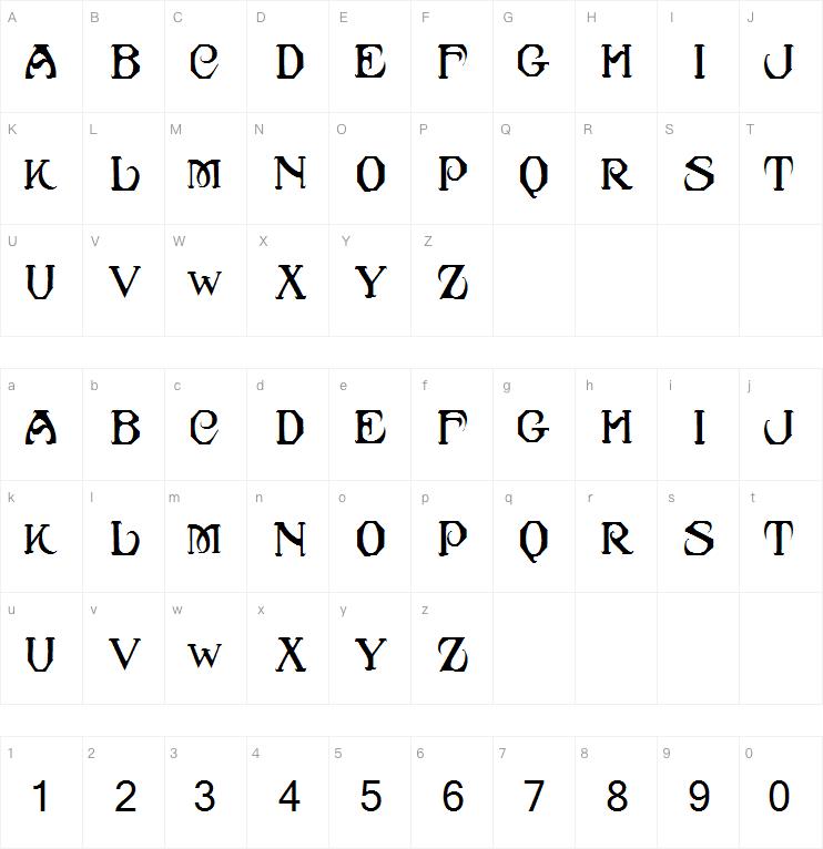 Caribbean Caps字体