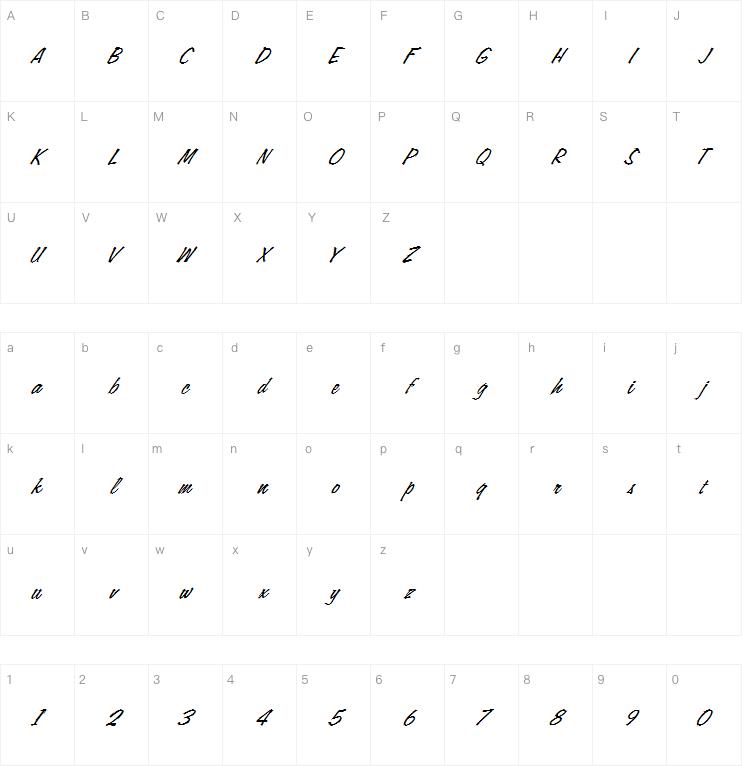 Carlottey字体