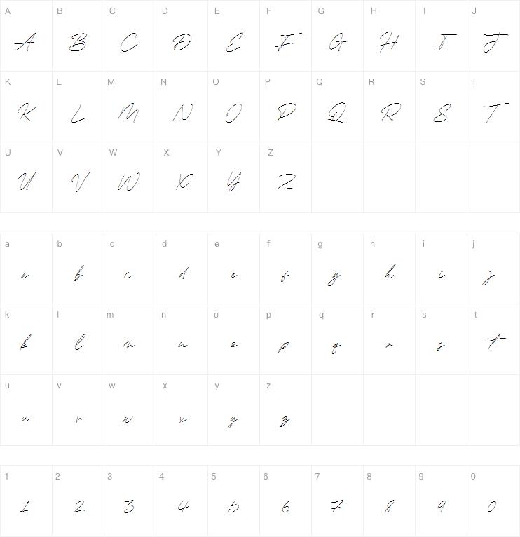 Carneys Gallery Script字体