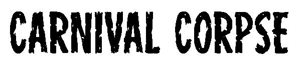 Carnival Corpse字体