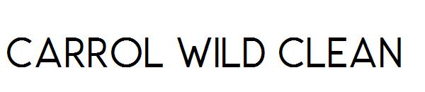 Carrol Wild Clean字体