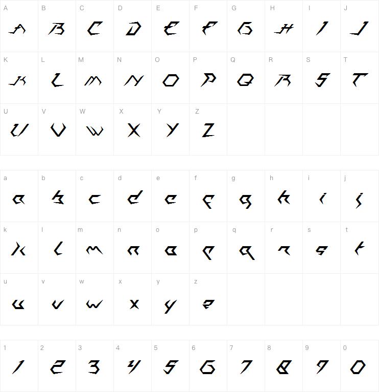 Casiopeia字体