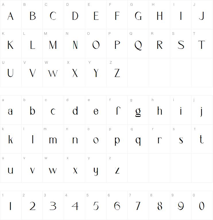 Cassiopeia字体