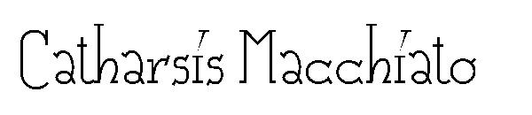 Catharsis Macchiato字体