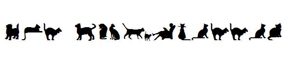 Cat Silhouettes字体