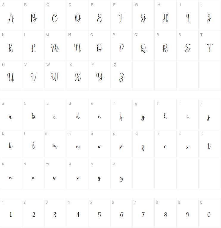 Cattondry字体
