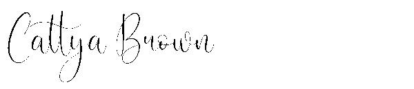 Cattya Brown字体