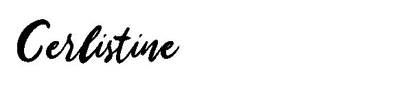 Cerlistine字体