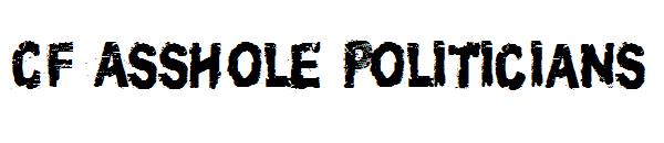 CF Asshole Politicians字体