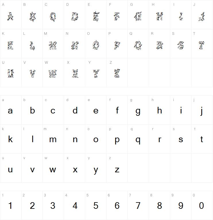 CF Christmas ****字体