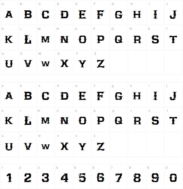 CF Farwest字体