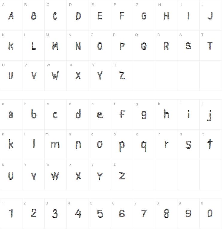 CF Gray Texture字体