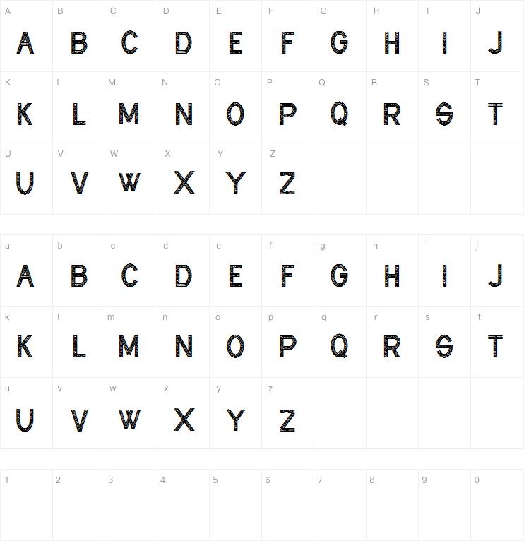CF Industrial Fabrics字体