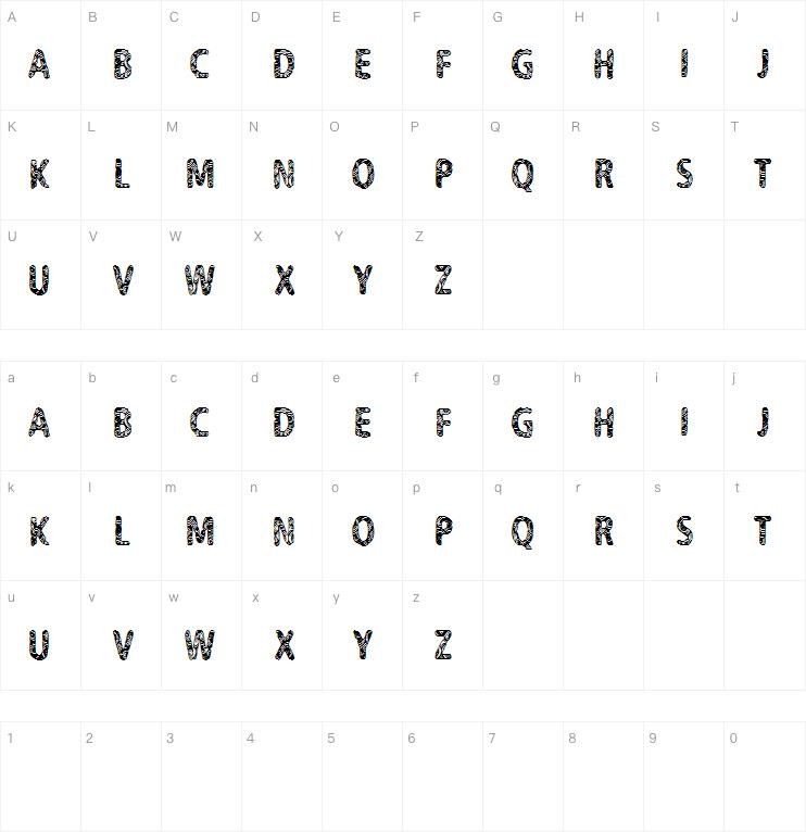 CF Never Trust A Hippy字体