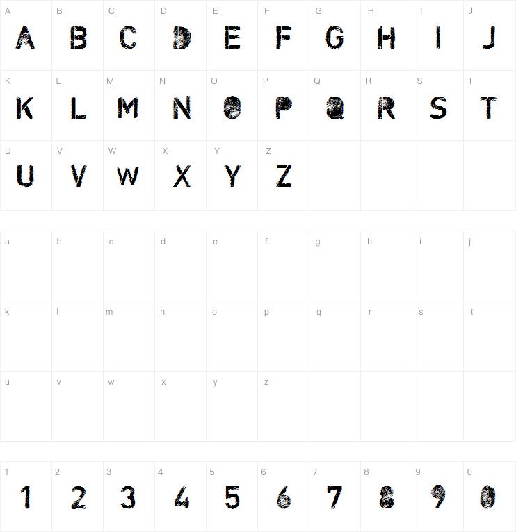 CF Nuclear War字体
