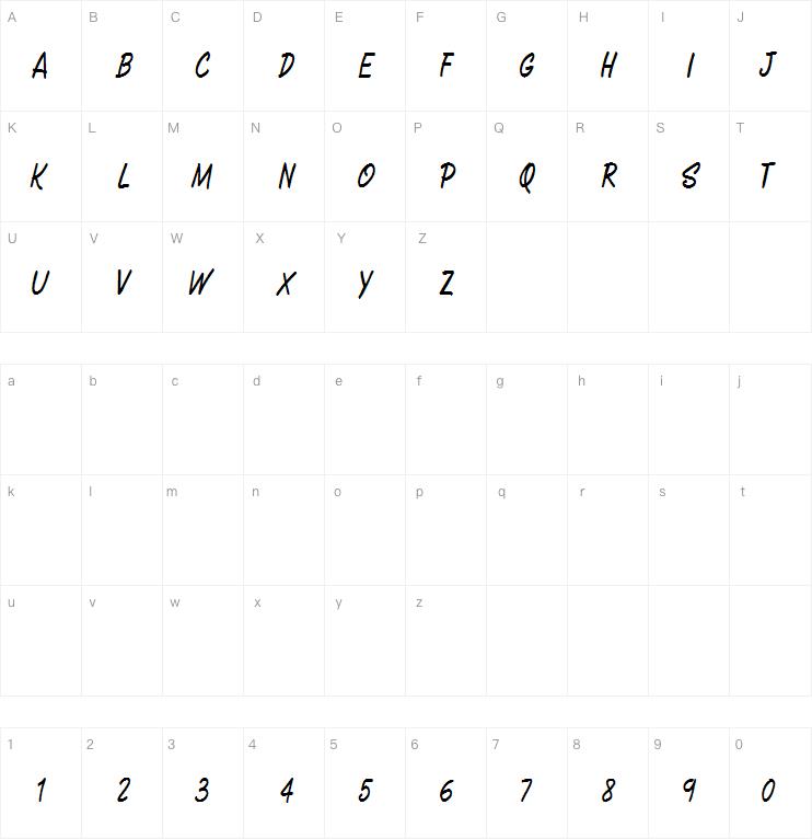 CF Sacred Planet字体