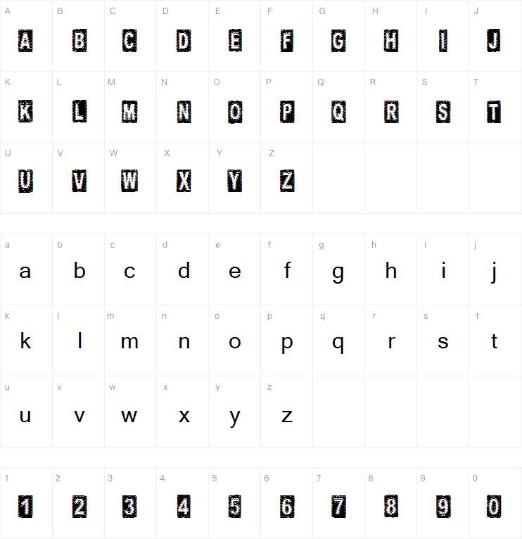 CF Tissus demo字体