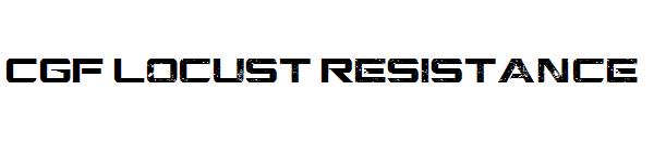 CGF Locust Resistance字体