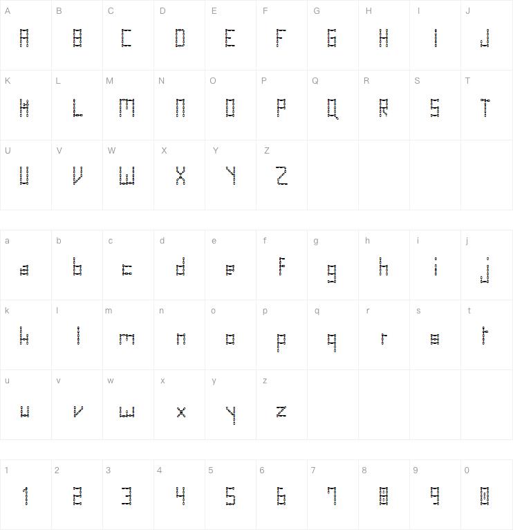 Chain Letter字体