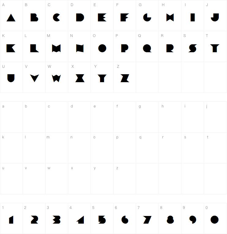 Chainsaw Geometric字体