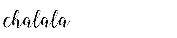 chalala字体