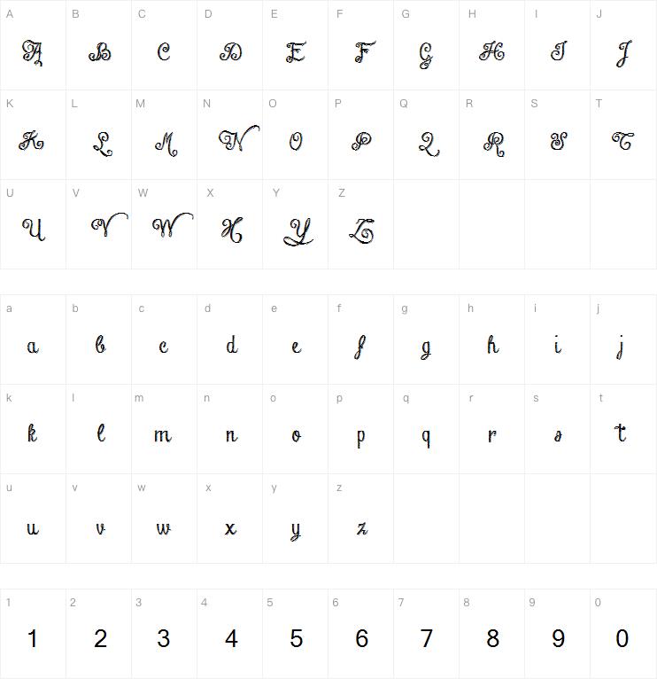 Chalk Hand Lettering Shaded字体