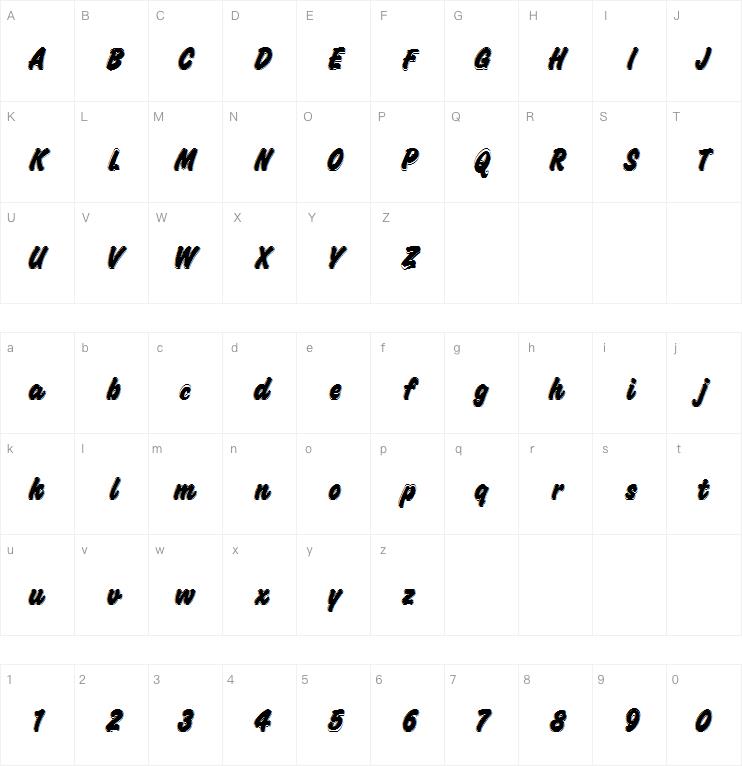 Challenge Contour字体