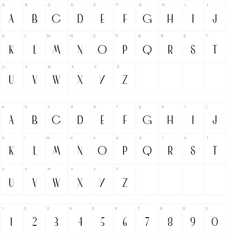 CHAMAN ELEGANT字体