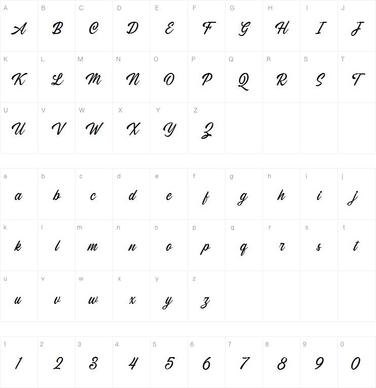 Chanide Script字体