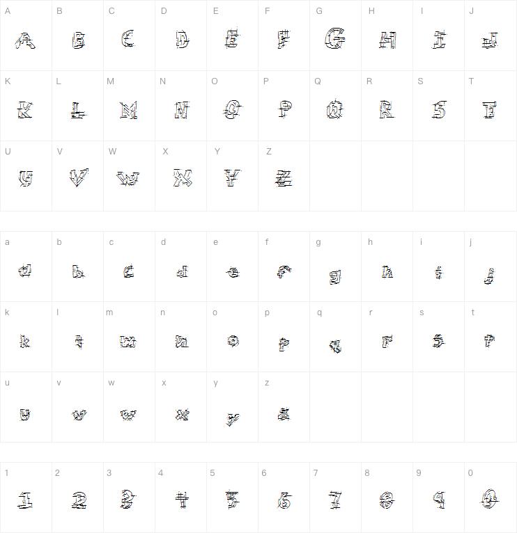 Chaotic Circuit字体