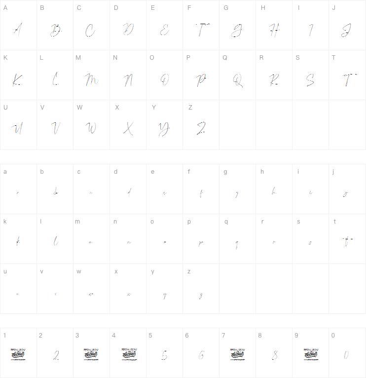 Charlie Brocklin字体