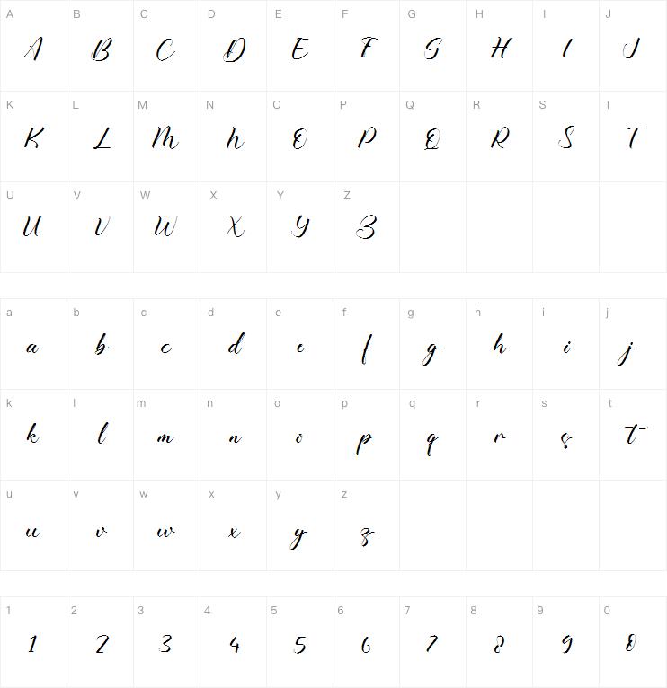 Charlote Catalina字体