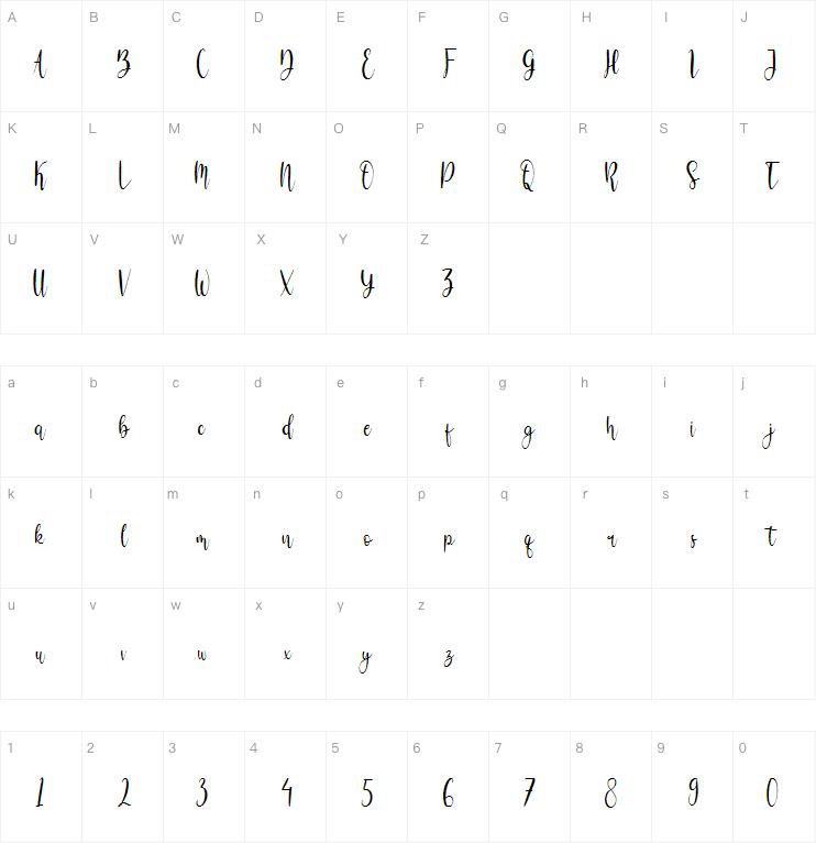 Charlotte Shine字体