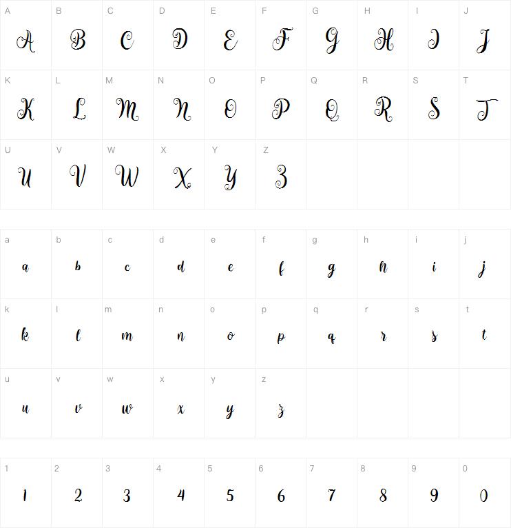 Charming Couple字体