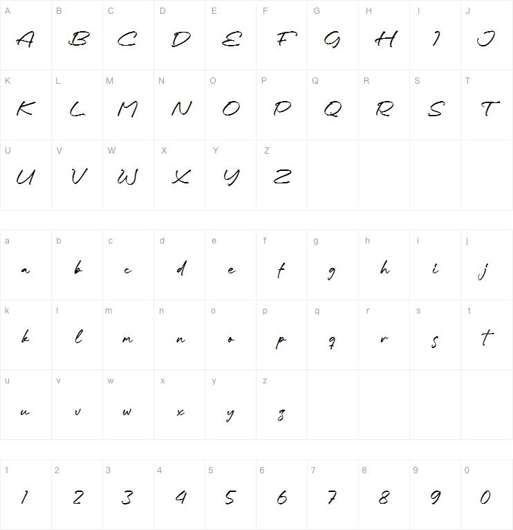 Charstter Fieldman字体