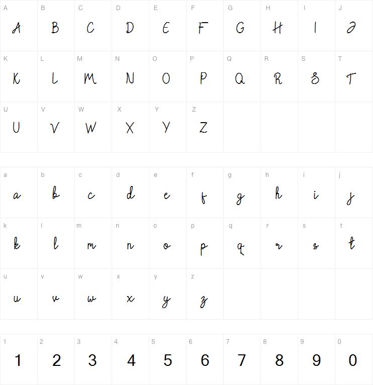 Chattagirie Handwritten字体