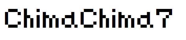ChimaChima7字体