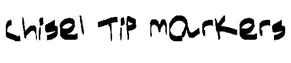 Chisel Tip Markers