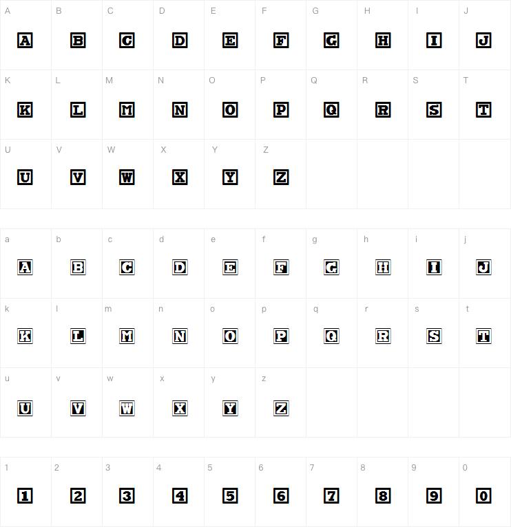 Chock A Block NF字体