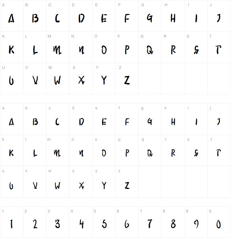 CHOCOLATE COOKIE字体