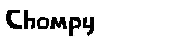 Chompy字体