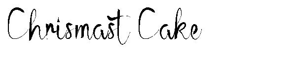 Chrismast Cake字体