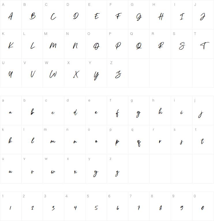 Christian Heedlay字体