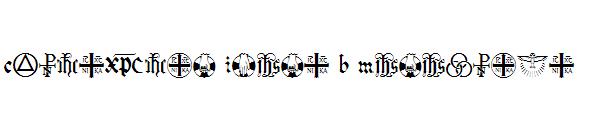 Christian Icons B Monograms字体