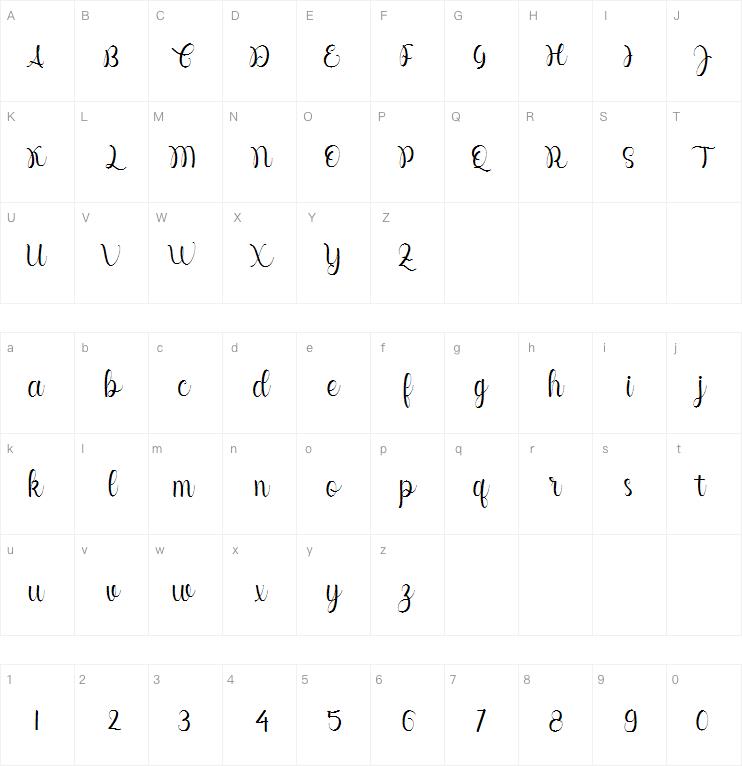 Christina Madelyn字体