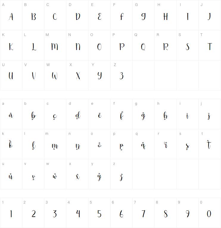 Christmas Bless字体