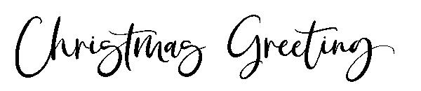 Christmas Greeting