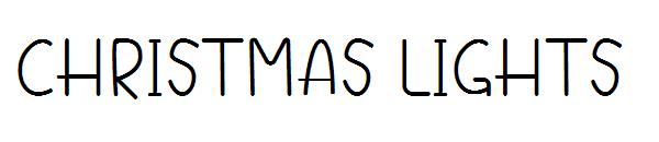 Christmas Lights字体